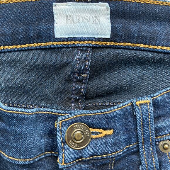 Hudson Colette Mid-Rise Skinny Jeans Size 27 Dark Wash - Picture 5 of 6